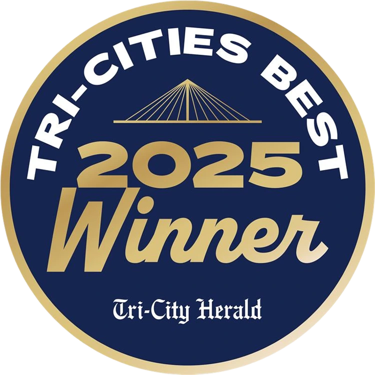 Tri-Cities Best 2025 Winner badge – Tri-City Herald